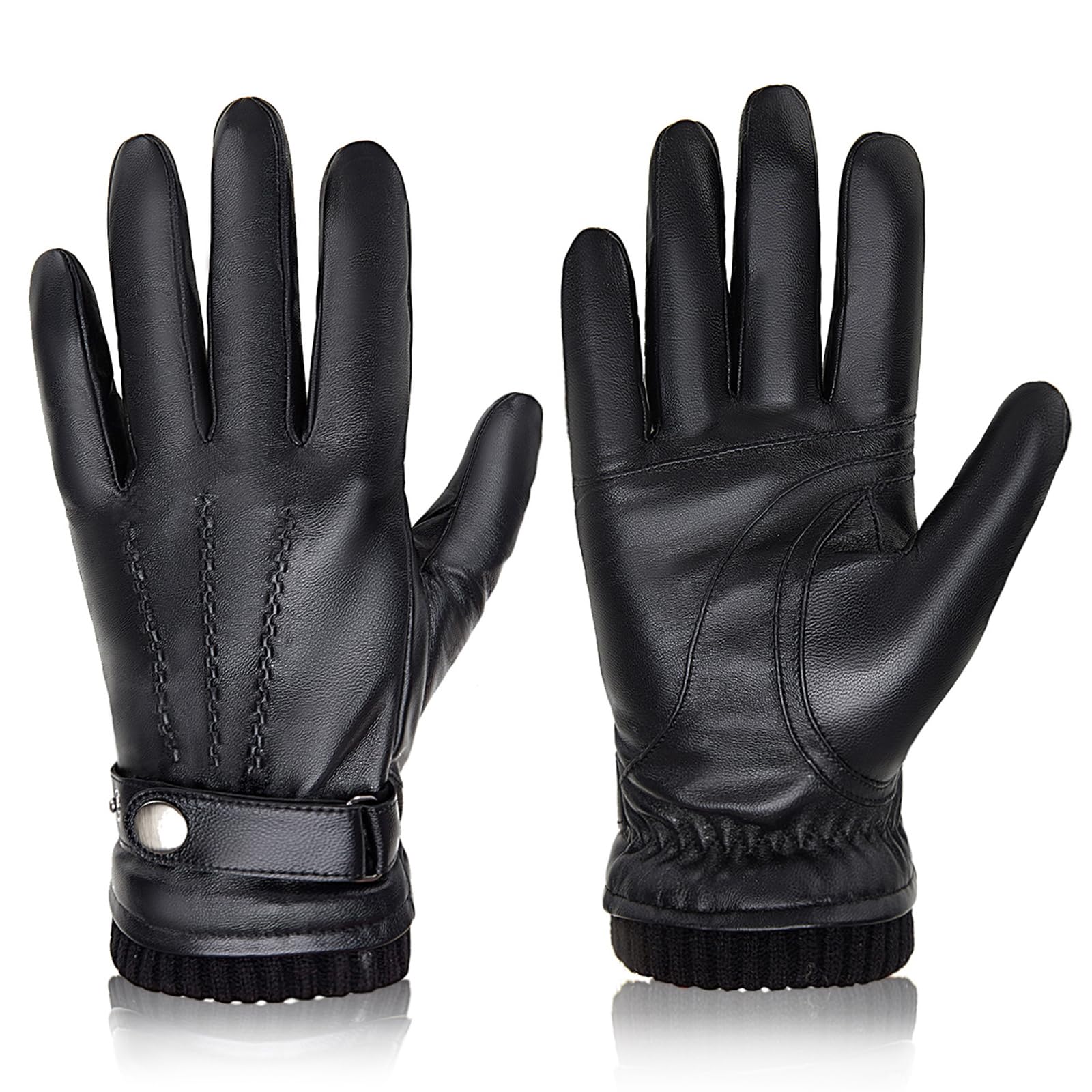 Leather Driving Glove - Guantes de piel de oveja para