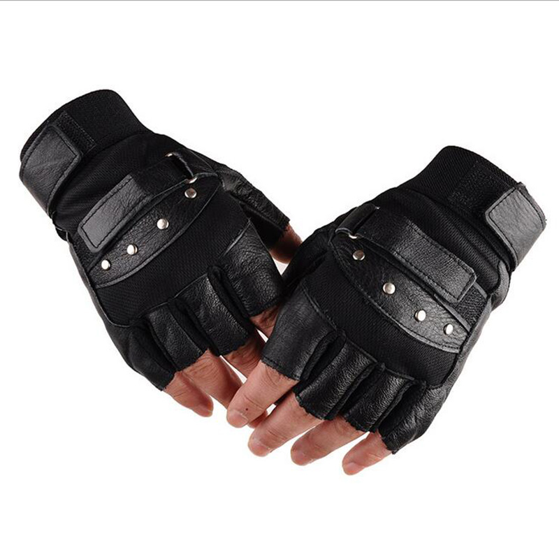 Guantes de cuero de medio dedo - Workout Glove Gym reseña y precio