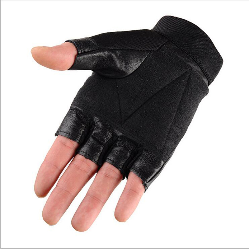 Guantes de cuero de medio dedo - Workout Glove Gym reseña y precio